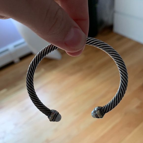 David Yurman Cable Classics Bracelet with Pearl - Picture 4 of 8